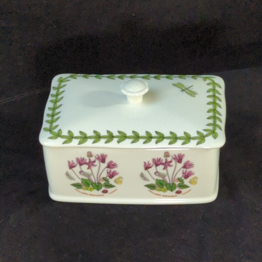 Portmeirion Botanic Garden Covered Butter Dish